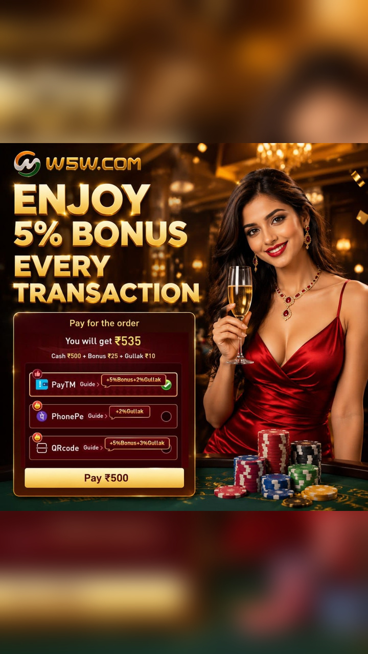 Enjoy 5% bonus every transaction.